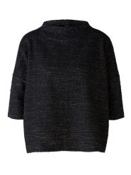 Oui Sweter w kolorze czarnym rozmiar: 44. Czarne swetry Oui, bez wzorów, bez ramiączek. Za 104.99 zł.