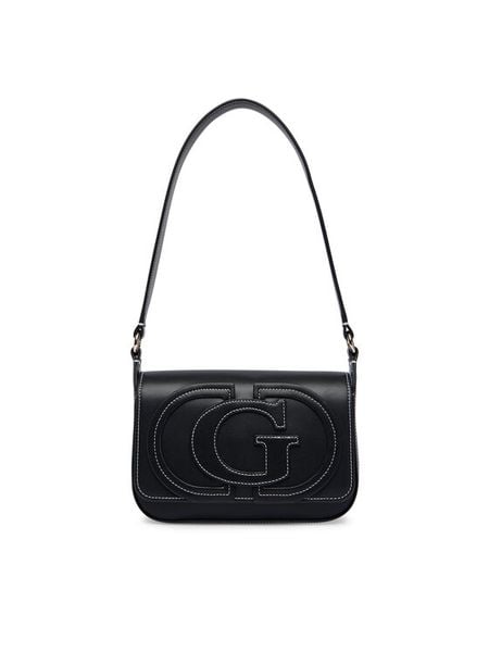 Guess Torebka Ruby HWVG97 40190 Czarny. Czarne torebki klasyczne Guess, z aplikacjami, ze skóry, bez dodatków. Za 544.99 zł.