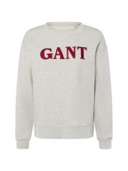 Gant Bluza damska Kobiety Bawełna szary marmurkowy, XL. Szare bluzy GANT, xl, bez wzorów, z bawełny, bez kaptura. Za 699.95 zł.
