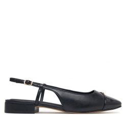 Baleriny Aldo. Czarne baleriny Aldo, bez wzorów, bez obcasa. Za 369.99 zł.