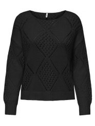 ONLY Sweter w kolorze czarnym rozmiar: XS. Czarne swetry Only, xs, bez wzorów, bez ramiączek. Za 74.81 zł.