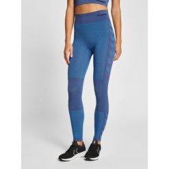 Legginsy damskie Hummel Clea. Niebieskie legginsy Hummel, xs, bez wzorów, z dzianiny, z standardowym stanem. Za 194.00 zł.