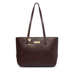 Torebka Nine West. Brązowe shopper Nine West, bez wzorów, bez dodatków. Za 279.99 zł.
