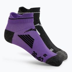 Skarpety Mizuno Active Training Mid 2. Fioletowe skarpety Mizuno, bez wzorów, z elastanu. Za 38.99 zł.