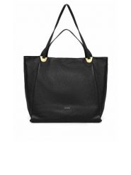 COCCINELLE Skórzana torebka w kolorze czarnym - 45 x 37 x 23 cm rozmiar: onesize. Czarne torby na ramię Coccinelle, bez wzorów, z materiału, na ramię, bez dodatków. Za 1,071.14 zł.