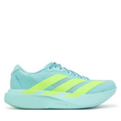 Buty do biegania adidas. Niebieskie obuwie sportowe Adidas, bez zapięcia, do biegania. Za 649.99 zł.
