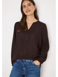Cecil Bluzka w kolorze brązowym rozmiar: S. Brązowe bluzki Cecil, s, bez wzorów, z wiskozy, klasyczne, bez kołnierzyka, bez ramiączek. Za 74.28 zł.