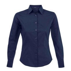 Damska Koszula Biznesowa Z Długim Rękawem Eden Stretch. Niebieskie koszule SOL'S, s, bez wzorów, biznesowe, bez kołnierzyka, bez ramiączek. Za 172.99 zł.