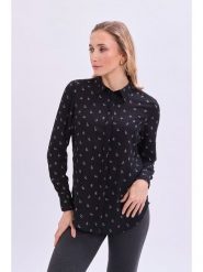 Marks & Spencer Koszula w kolorze czarnym rozmiar: 38. Czarne koszule Marks & Spencer, bez wzorów, bez kołnierzyka, bez ramiączek. Za 65.95 zł.