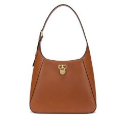 Torebka LAUREN RALPH LAUREN. Brązowe torebki klasyczne Lauren Ralph Lauren, bez wzorów, bez dodatków. Za 1,139.00 zł.