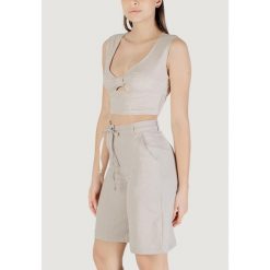 Stanik opaska Kobieta ONLY Onljany S/L Twist Top Jrs. Brązowe bielizna sportowa Only, l, bez wzorów. Za 125.00 zł.