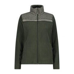 Bluza damska turystyczna CMP 34J0486. Zielone bluzy CMP, s, bez wzorów, z materiału, bez kaptura. Za 415.50 zł.