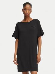 BOSS Sukienka codzienna Element 50561000 Czarny Regular Fit. Czarne sukienki Boss, na co dzień, l, bez wzorów, z wiskozy, bez kołnierzyka, bez ramiączek, proste. Za 279.99 zł.