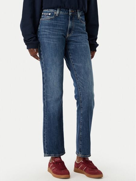 Tommy Jeans Jeansy Lucy DW0DW23019 Niebieski Slim Fit. Niebieskie jeansy Tommy Jeans, bez wzorów. Za 331.99 zł.