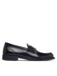 Weekend Max Mara Lordsy Colomba 2625526134 Czarny. Czarne lordsy Weekend Max Mara, bez wzorów, ze skóry, bez obcasa, bez zapięcia. Za 1,584.00 zł.