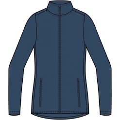 Bluza damska VIKING Tesero Lady. Niebieskie bluzy Viking, l, bez wzorów, z materiału, bez kaptura. Za 239.90 zł.