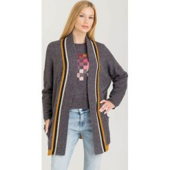 KARDIGAN MY TWIN Twinset. Szare kardigany Twinset, m, z aplikacjami, z materiału. Za 859.00 zł.