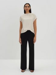 Someday Koszulka "Kilaja" w kolorze beżowym rozmiar: 38. Brązowe bluzki someday., bez wzorów, bez kołnierzyka, bez ramiączek. Za 104.99 zł.