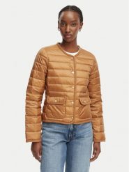 Tommy Hilfiger Kurtka przejściowa WW0WW49660 Brązowy jasny Slim Fit. Brązowe kurtki TOMMY HILFIGER, xs, bez wzorów, z syntetyku, bez kaptura. Za 949.99 zł.