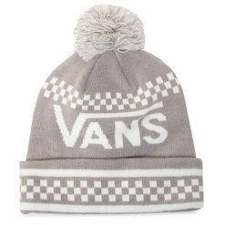 Czapka Vans. Szare czapki Vans, bez wzorów. Za 109.99 zł.