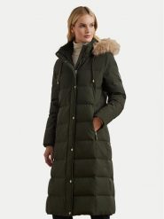 LAUREN RALPH LAUREN Płaszcz zimowy 297957509005 Zielony Regular Fit. Zielone płaszcze Lauren Ralph Lauren, na zimę, s, bez wzorów, z syntetyku, bez kaptura. Za 1,149.00 zł.