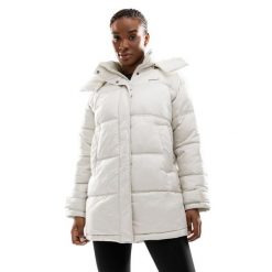 Damski puchowy płaszcz oversize Lifestyle Siroko International. Białe płaszcze SIROKO, m, bez wzorów, z puchu, bez kaptura. Za 553.00 zł.