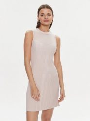 Guess Sukienka codzienna Allie W4RK20 Z2YN2 Beżowy Bodycon Fit. Brązowe sukienki Guess, na co dzień, s, z aplikacjami, z syntetyku, bez kołnierzyka, bez ramiączek, bodycon. Za 239.99 zł.
