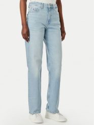 Tommy Jeans Jeansy Layla DW0DW23018 Niebieski jasny Straight Fit. Niebieskie jeansy Tommy Jeans, bez wzorów. Za 409.99 zł.
