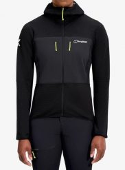 Bluza polarowa damska Berghaus MTN Guide MW Hoody. Czarne bluzy Berghaus, m, bez wzorów, z elastanu, bez kaptura. Za 637.99 zł.