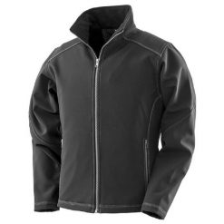 Damska Kurtka Softshell WorkGuard. Czarne kurtki sportowe RESULT, s, bez wzorów, z softshellu, bez kaptura, trekkingowe. Za 172.99 zł.