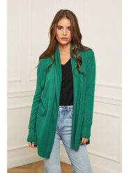 Soft Cashmere Kardigan w kolorze zielonym rozmiar: 38/40. Zielone kardigany Soft Cashmere, bez wzorów. Za 153.45 zł.