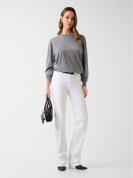 Guess Jeansy W6GA15 D0705 Biały Straight Fit. Białe jeansy Guess, z aplikacjami. Za 196.00 zł.
