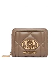 LOVE MOSCHINO Portfel JC5641PP0PLC0105 Beżowy. Brązowe portfele Love Moschino, bez wzorów, ze skóry. Za 459.99 zł.