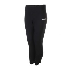 Legginsy damskie DIADORA L. 7/8 STC LEGGINGS BE ONE W. Czarne legginsy Diadora, l, bez wzorów. Za 79.99 zł.