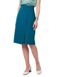 Stylove Spódnica w kolorze morskim rozmiar: XXL. Niebieskie spódnice Stylove, xxl, bez wzorów, midi. Za 149.66 zł.