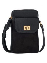 Tom Tailor Torebka "Taya" w kolorze czarnym na telefon - 12,5 x 20 x 3,5 cm rozmiar: onesize. Czarne torby na ramię Tom Tailor, bez wzorów, z materiału, przez ramię, bez dodatków. Za 83.42 zł.
