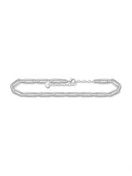 Thomas Sabo Srebrna bransoletka na kostkę rozmiar: onesize. Szare bransoletki Thomas Sabo, srebrne. Za 189.95 zł.