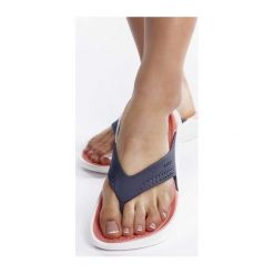 Crocs 205182-4JG NAVY/MELON, japonki. Niebieskie klapki Crocs, bez wzorów, bez obcasa. Za 134.00 zł.