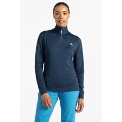 Bluza narciarska termoaktywna damska Lowline II. Niebieskie bielizna sportowa Dare 2b, na zimę, l, bez wzorów, z elastanu, bez kaptura. W wyprzedaży za 109.99 zł.