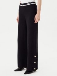 Liu Jo Spodnie materiałowe TF5252 MS59L Czarny Regular Fit. Czarne spodnie materiałowe Liu Jo, l, bez wzorów, z materiału. Za 799.99 zł.