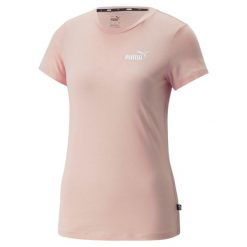 T-shirt z krótkim rękawem damski Puma ESS+ EMBROIDERY. Czerwone t-shirty Puma, s, bez wzorów, bez kołnierzyka, bez ramiączek. Za 97.90 zł.