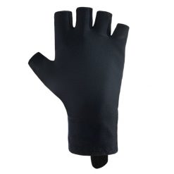 Rękawiczki rowerowe szosowe Van Rysel RCR. Czarne rękawiczki VAN RYSEL, bez wzorów, z dzianiny, sportowe. Za 109.99 zł.