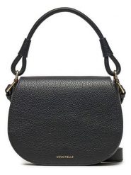 COCCINELLE Skórzana torebka w kolorze czarnym - 21 x 16 x 6 cm rozmiar: onesize. Czarne torby na ramię Coccinelle, bez wzorów, z materiału, na ramię, bez dodatków. Za 632.42 zł.