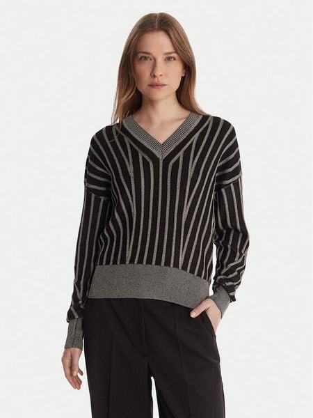 DKNY Sweter P5MSDZ52 Szary Regular Fit. Szare swetry DKNY, l, bez wzorów, z wiskozy, bez ramiączek. Za 259.99 zł.