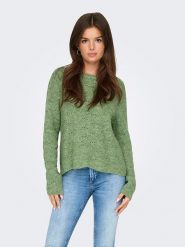ONLY Sweter w kolorze zielonym rozmiar: L. Zielone swetry Only, l, bez wzorów, bez ramiączek. Za 88.43 zł.