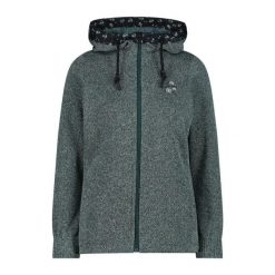 Damska techniczna bluza z kapturem CMP. Szare bluzy CMP, m, bez wzorów, z kapturem. Za 352.45 zł.