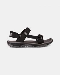 Sandały lifestyle Kilpi PIERO-U. Czarne sandały Kilpi, bez wzorów, eleganckie, bez obcasa, bez zapięcia. Za 318.77 zł.