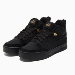 Buty Sportowe Damskie Puma Skye Dmi Teddy Ws. Czarne obuwie sportowe Puma, bez zapięcia. Za 252.00 zł.