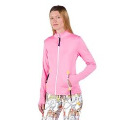 Bluza narciarska damska Rossignol Climi. Czerwone bluzy Rossignol, na zimę, bez wzorów, bez kaptura. Za 839.99 zł.