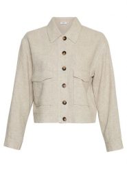 MOSS COPENHAGEN Kurtka przejściowa w kolorze beżowym rozmiar: L. Brązowe kurtki Moss Copenhagen, l, bez wzorów, bez kaptura. Za 195.99 zł.